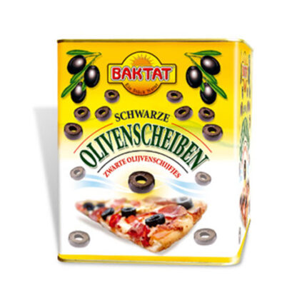 Baktat Dilimli Siyah Zeytin (8kg)