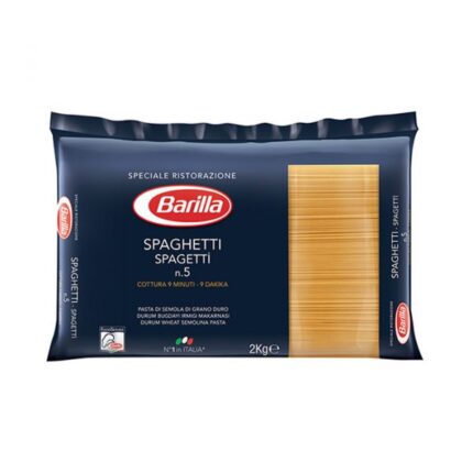 Barilla Spaghetti Makarna (Spagetti) (2000gr) (5adet)