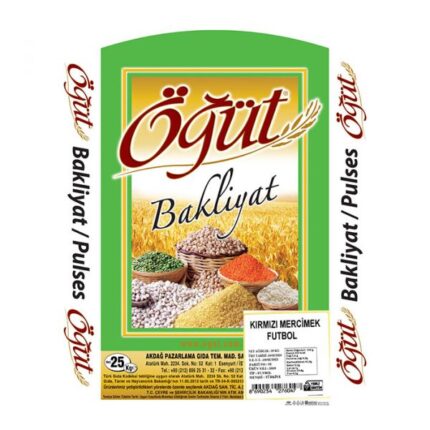 Öğüt Kırmızı Yerli Futbol Mercimek (25kg)